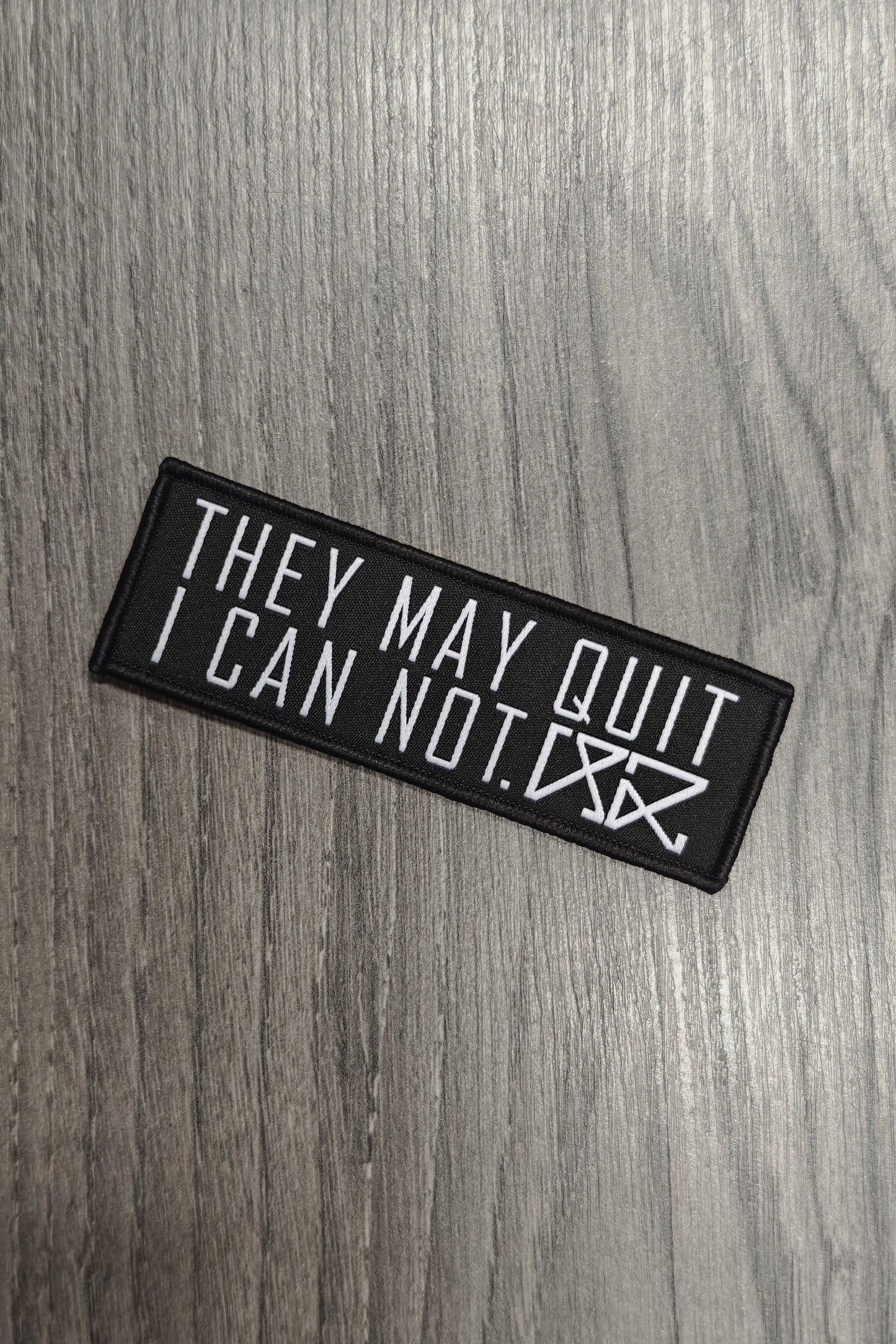 Can Not Quit Patch (velcro)