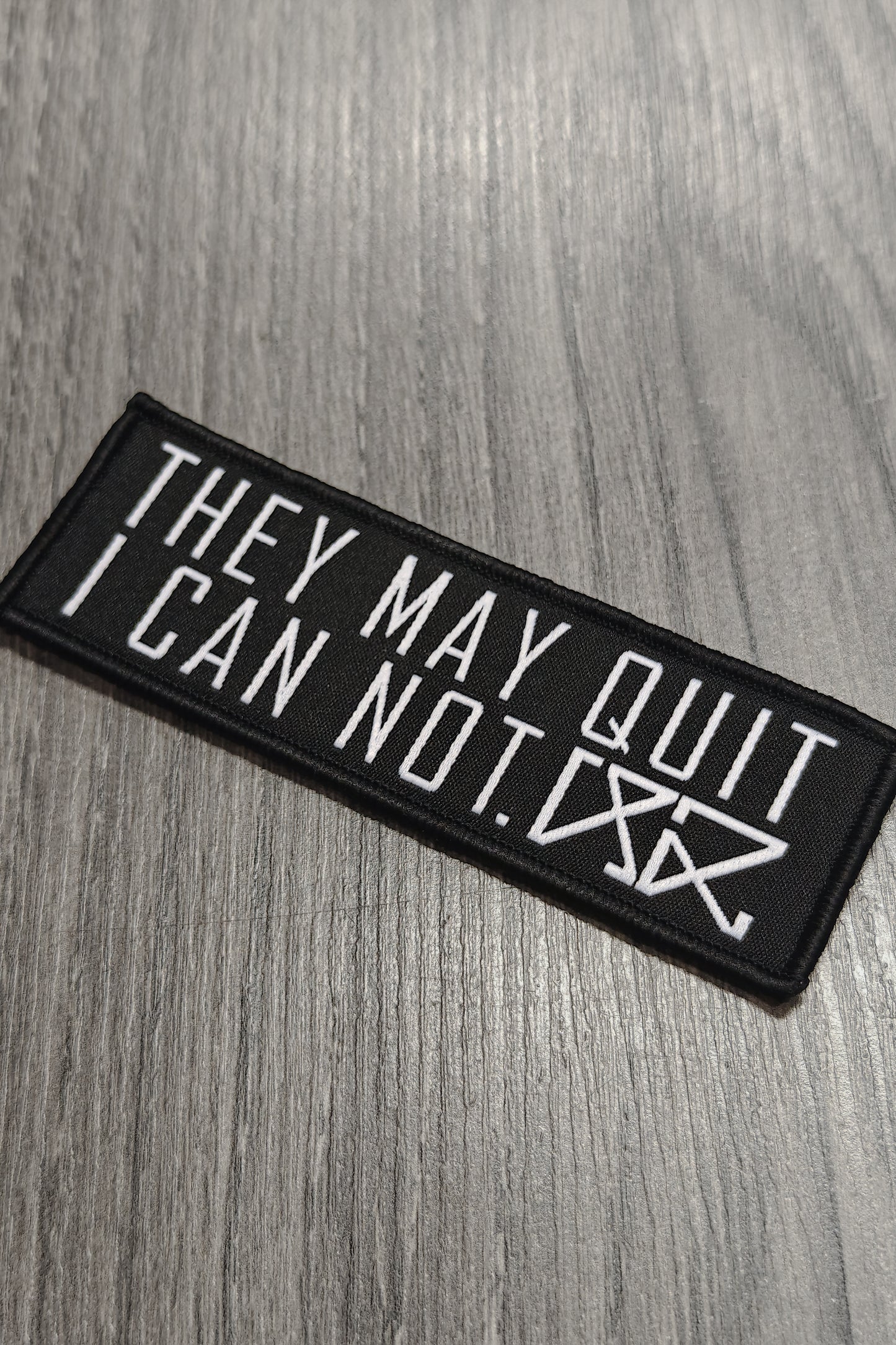 Can Not Quit Patch (velcro)
