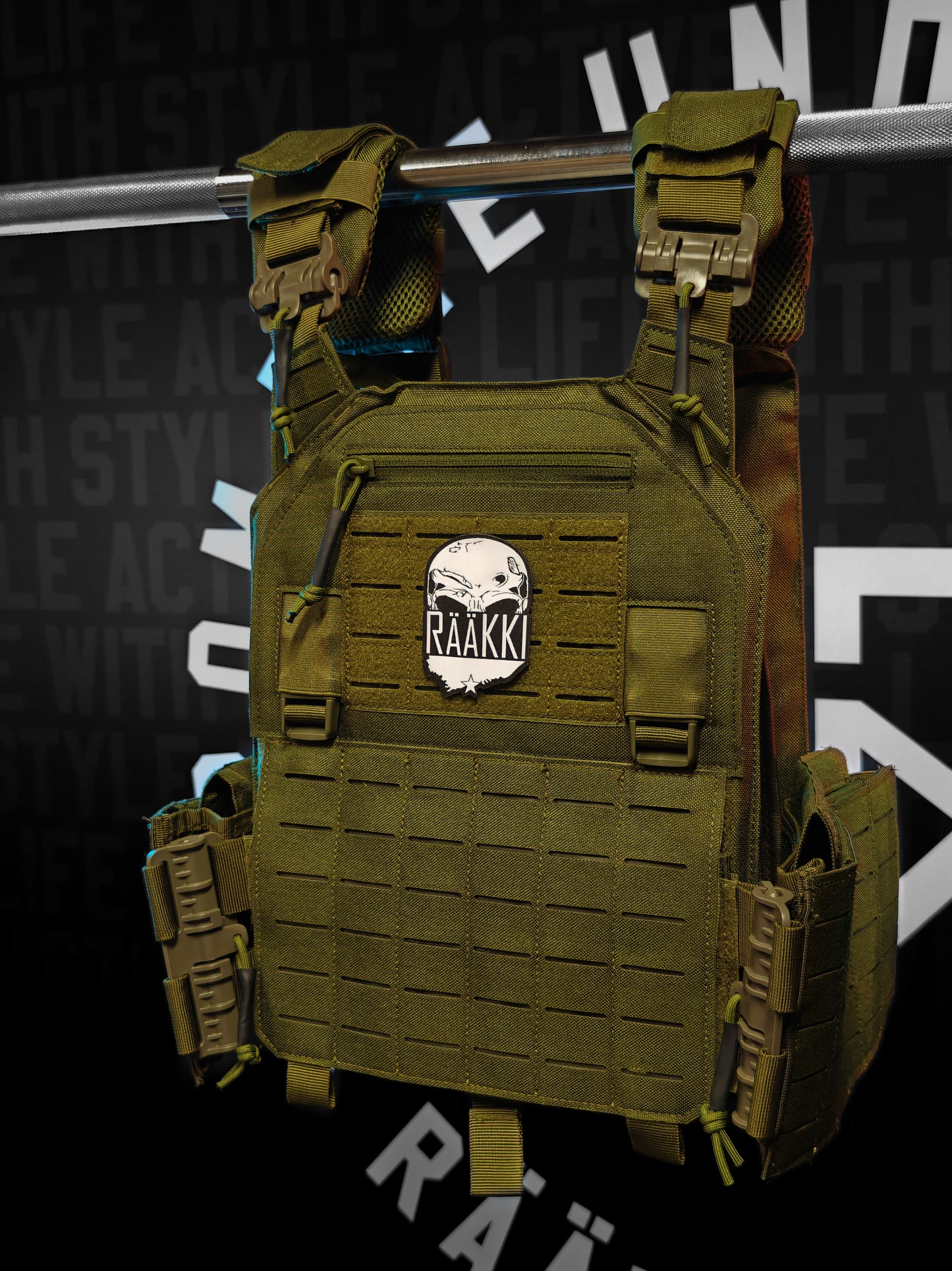 Rääkki Skull Patch (velcro)