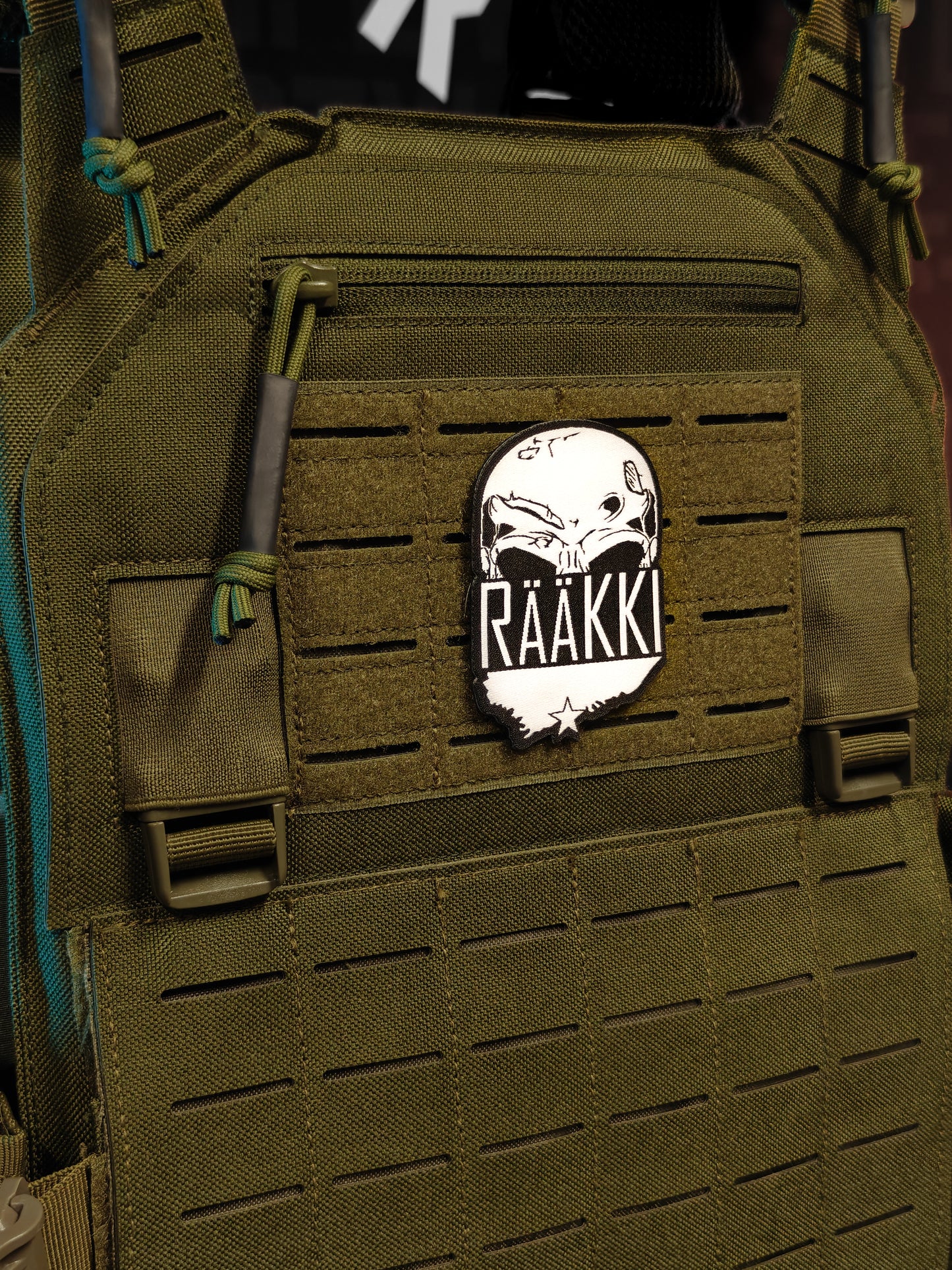 Rääkki Skull Patch (velcro)