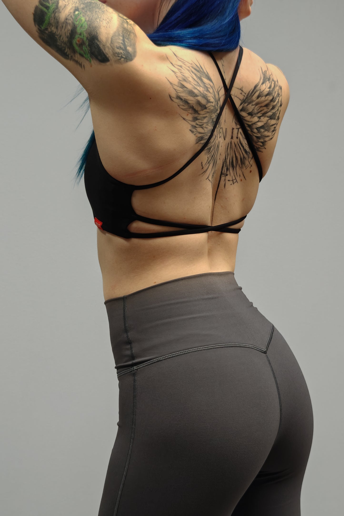 Flare Seamless Leggings - Stone Grey