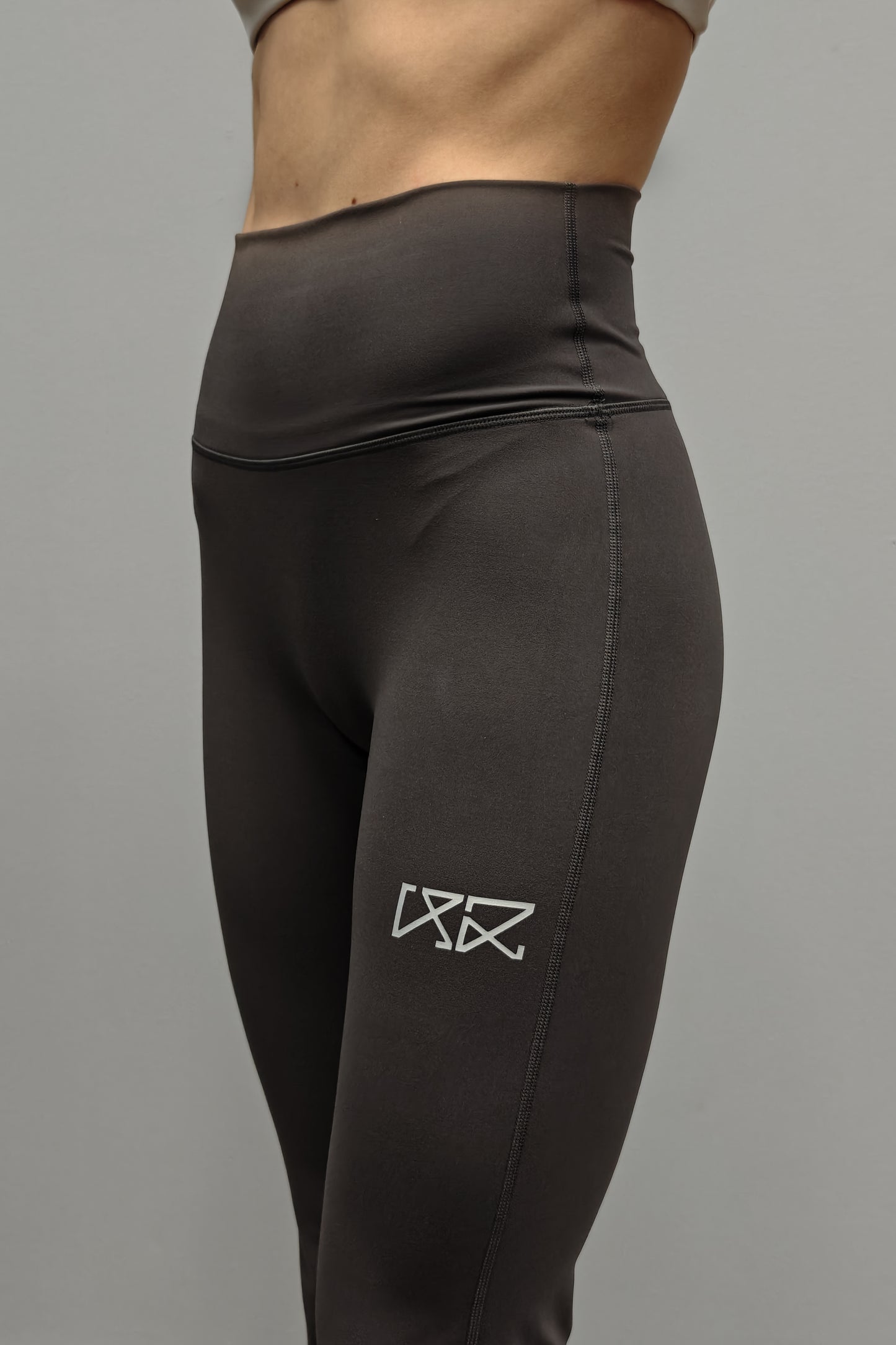 Flare Seamless Leggings - Stone Grey