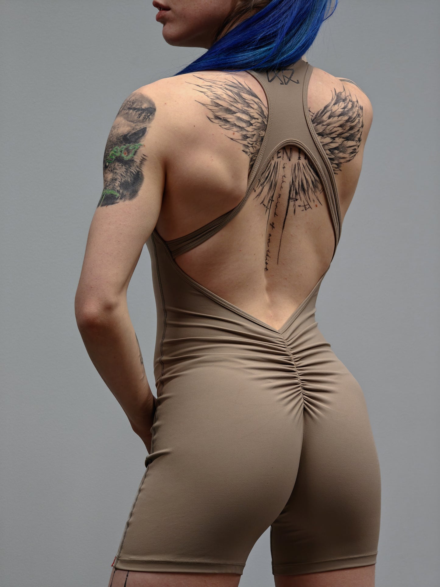 Leonessa Short Jumpsuit - Latte