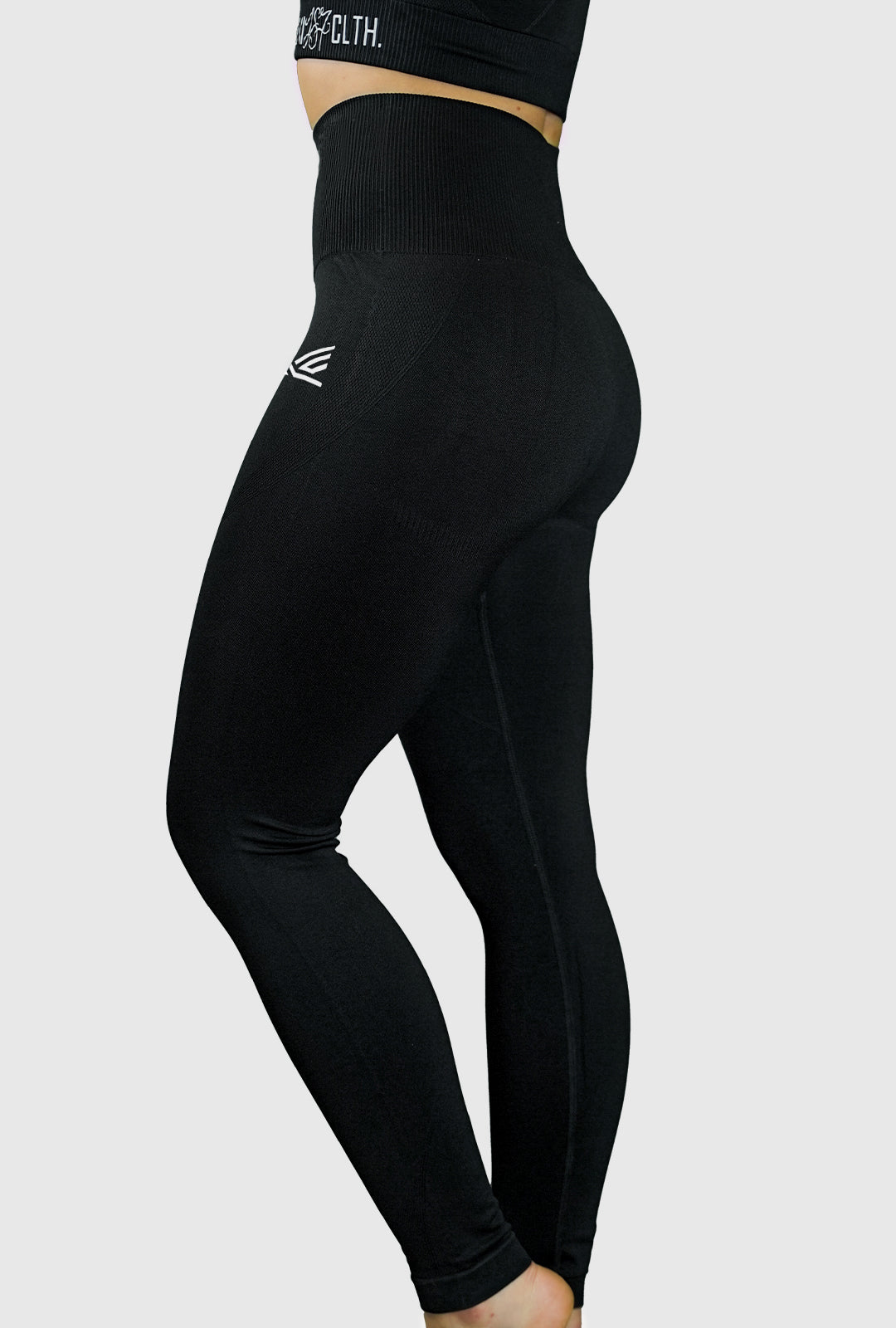 KOUTSI Leggings - RÄÄKKI Sport Seamless (musta)