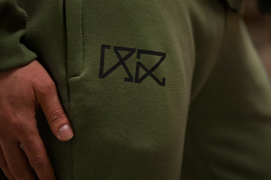 RÄÄKKI 187 Joggers - Army Green (Men)