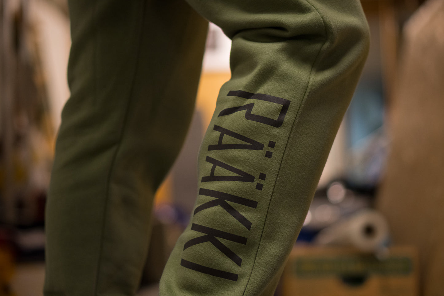 RÄÄKKI 187 Joggers - Army Green (Men)