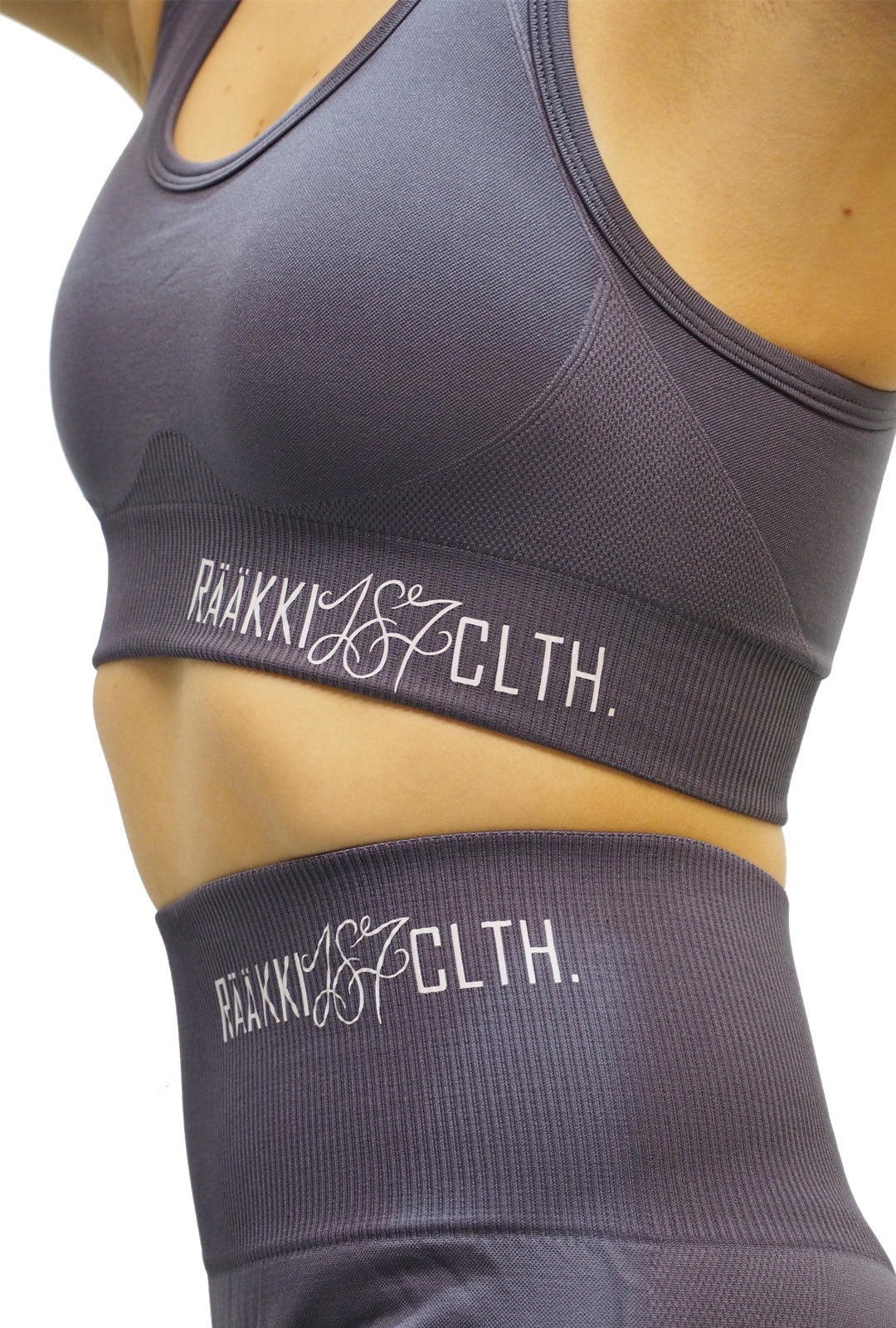 Sport Seamless Training top - Grey Lila