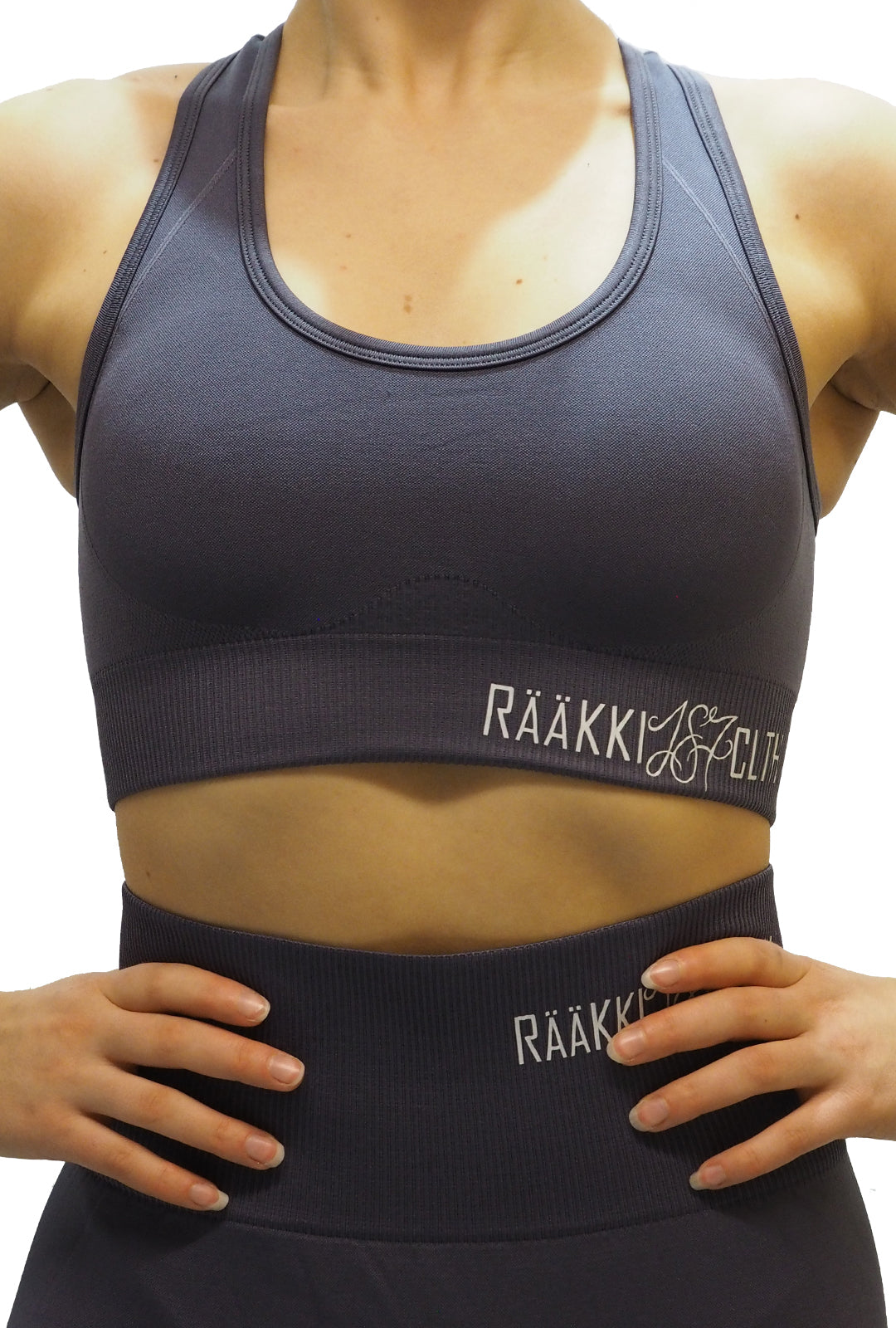 Sport Seamless Training top - Grey Lila