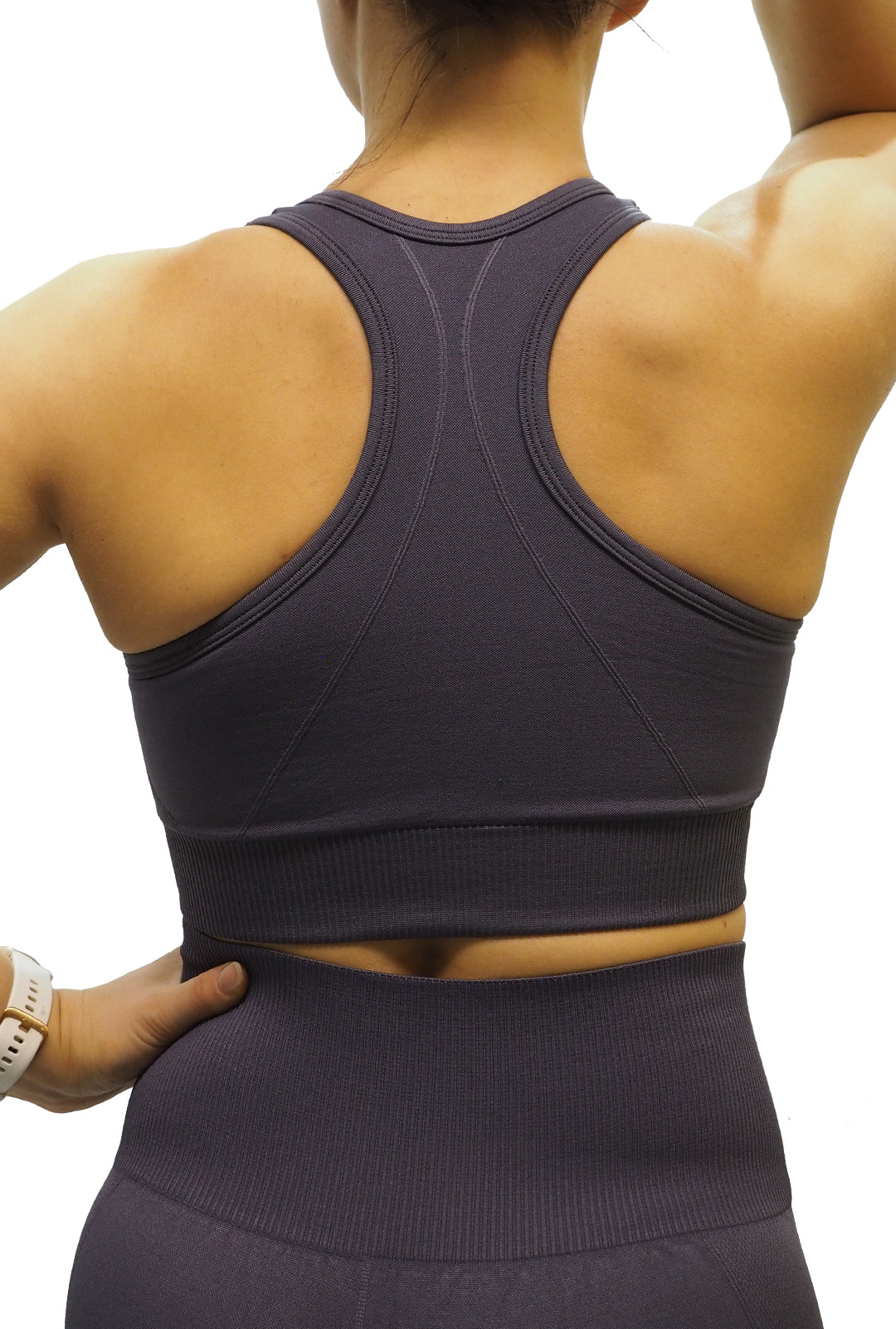 Sport Seamless Training top - Grey Lila