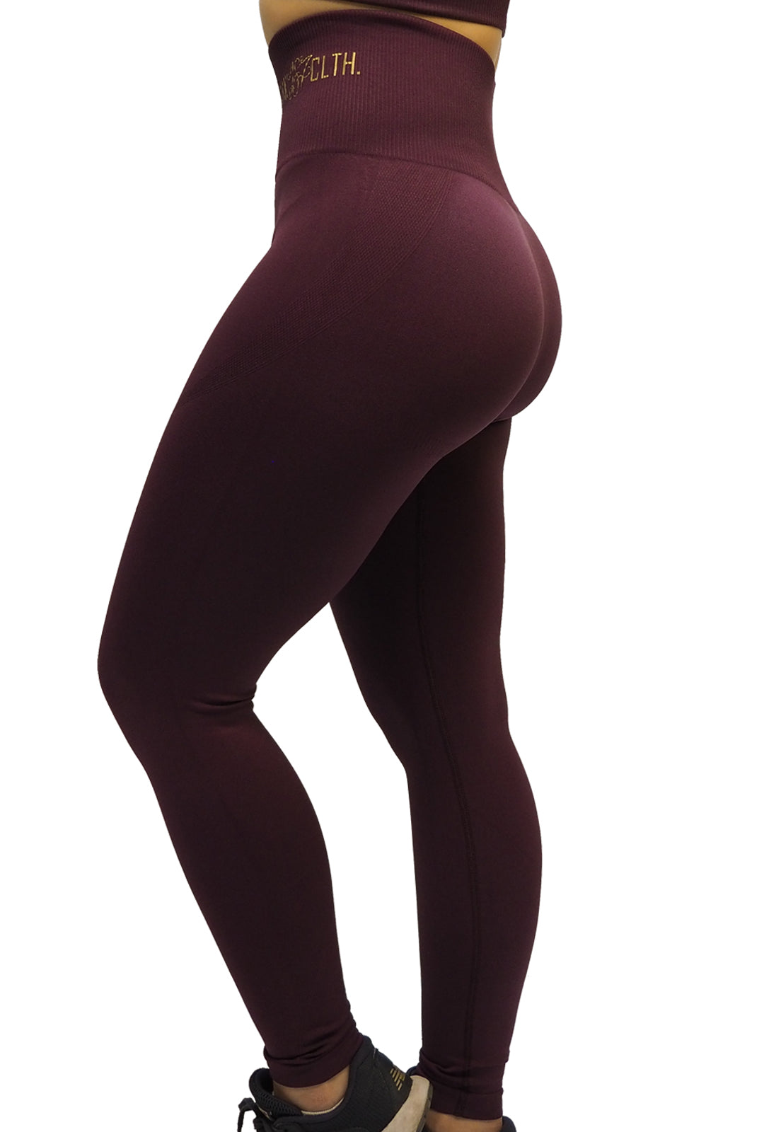 Sport Seamless Leggings - Maroon