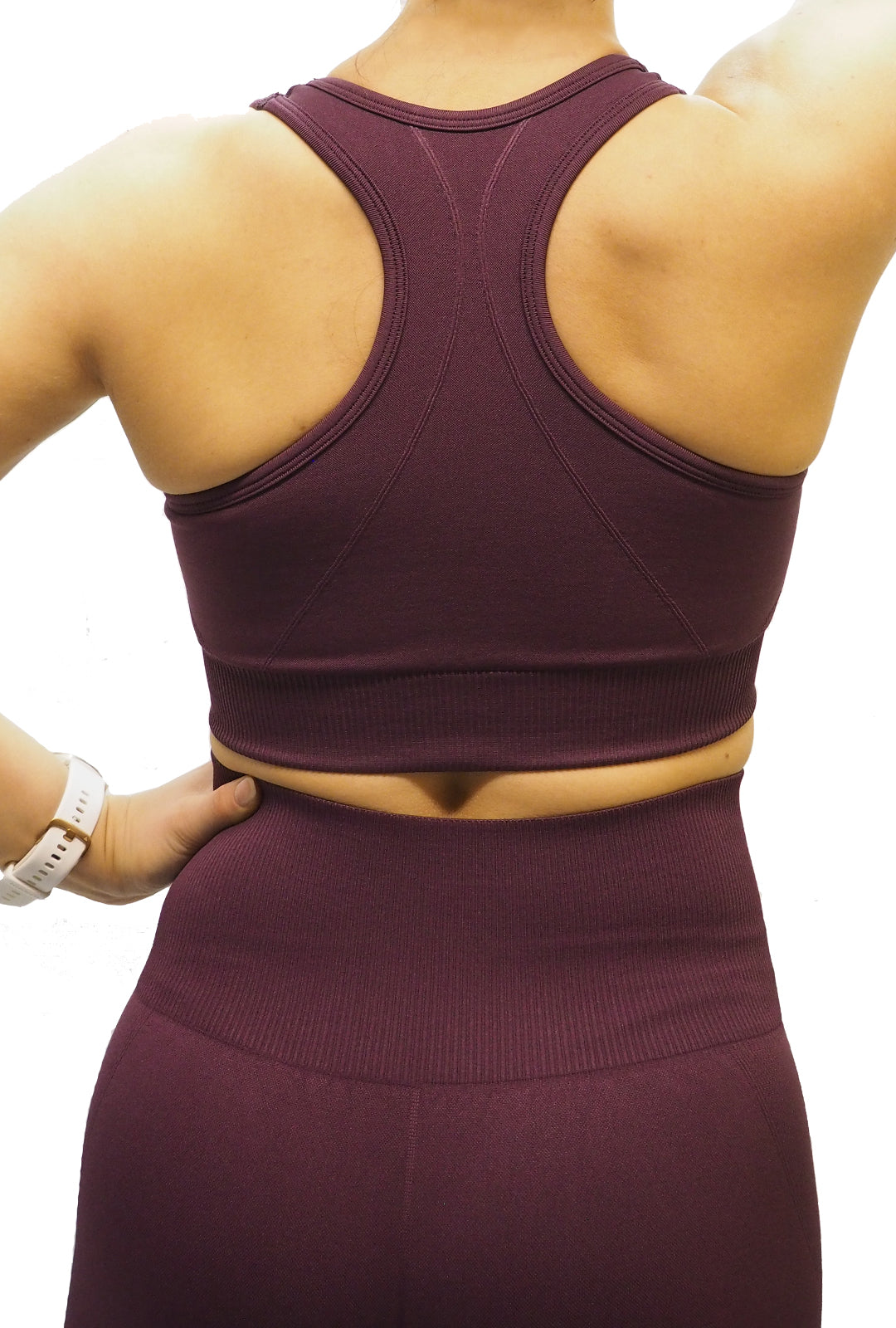 Sport Seamless Leggings - Maroon