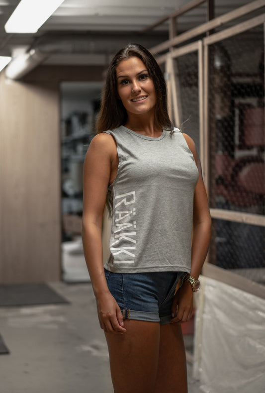 RÄÄKKI Loose Top - Stone Grey