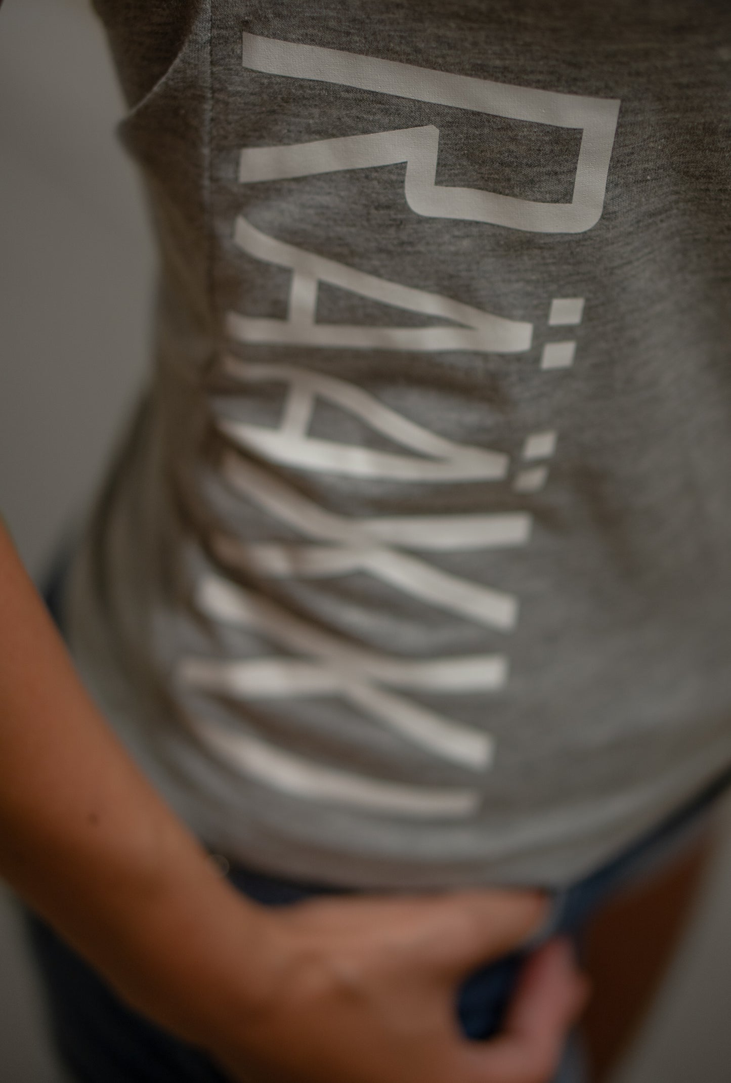 RÄÄKKI Loose Top - Stone Grey