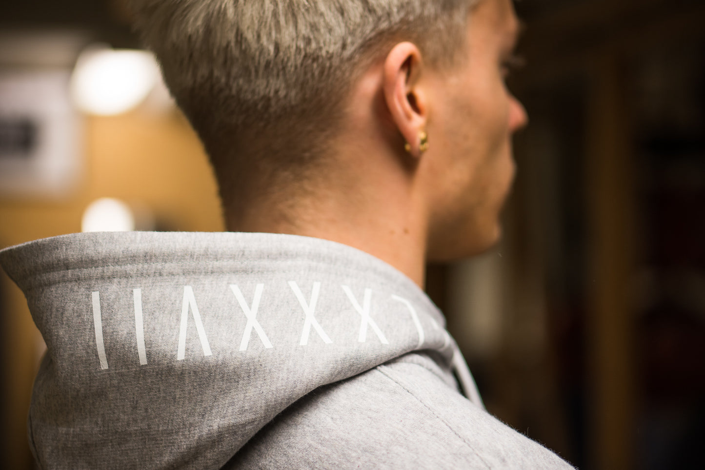 RÄÄKKI 187 Hoodie - Stone Grey (Men)