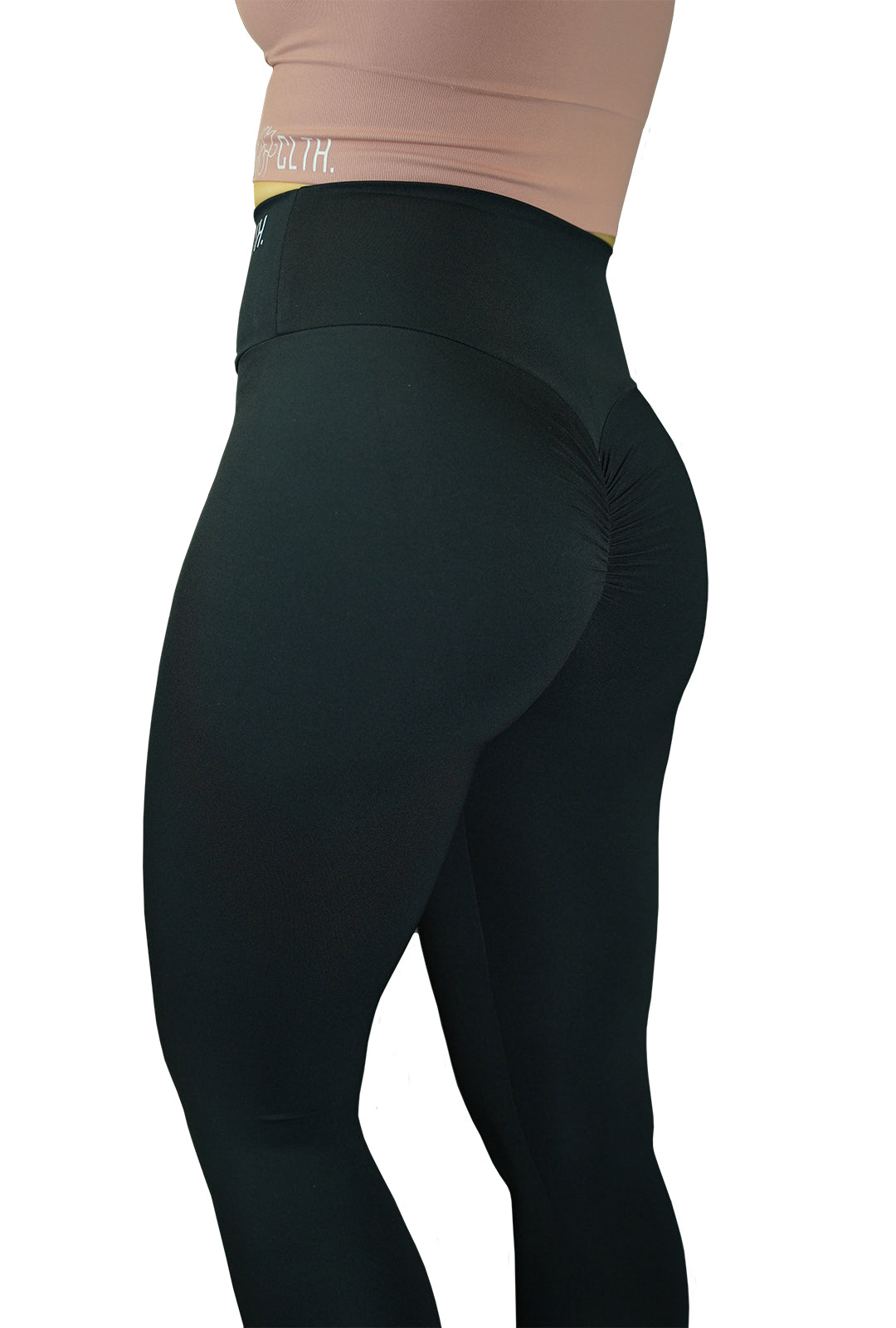 RÄÄKKI Scrunch Leggings - Musta