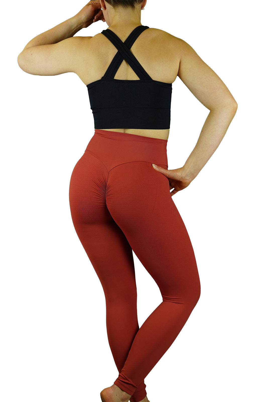 RÄÄKKI Scrunch Leggings - Punainen