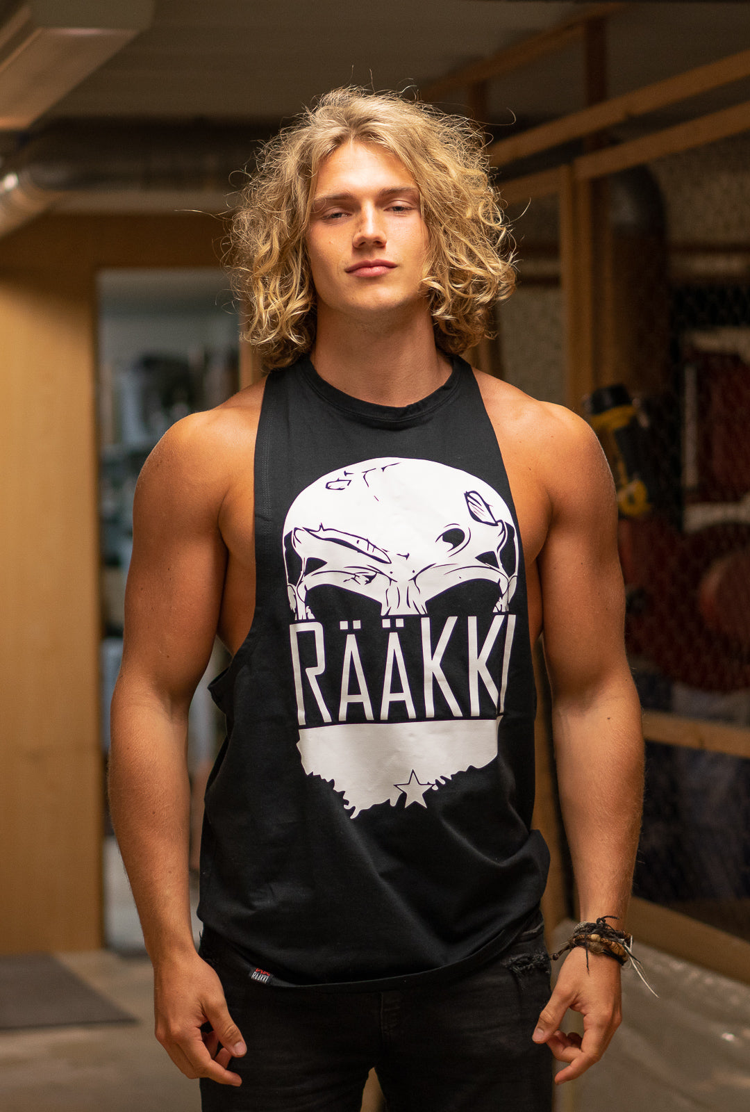 Skull & Helsinki Y-Tank - Black (Men)