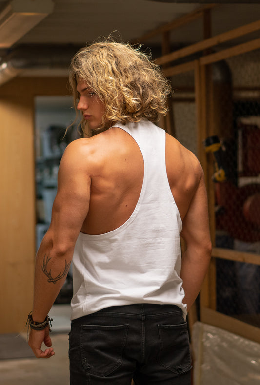 Skull & Helsinki Y-Tank - White (Men)