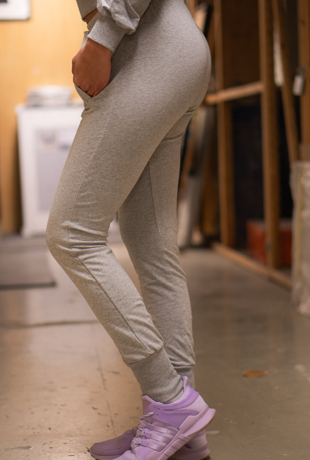 RÄÄKKI 187 Joggers - Stone Grey (Women)