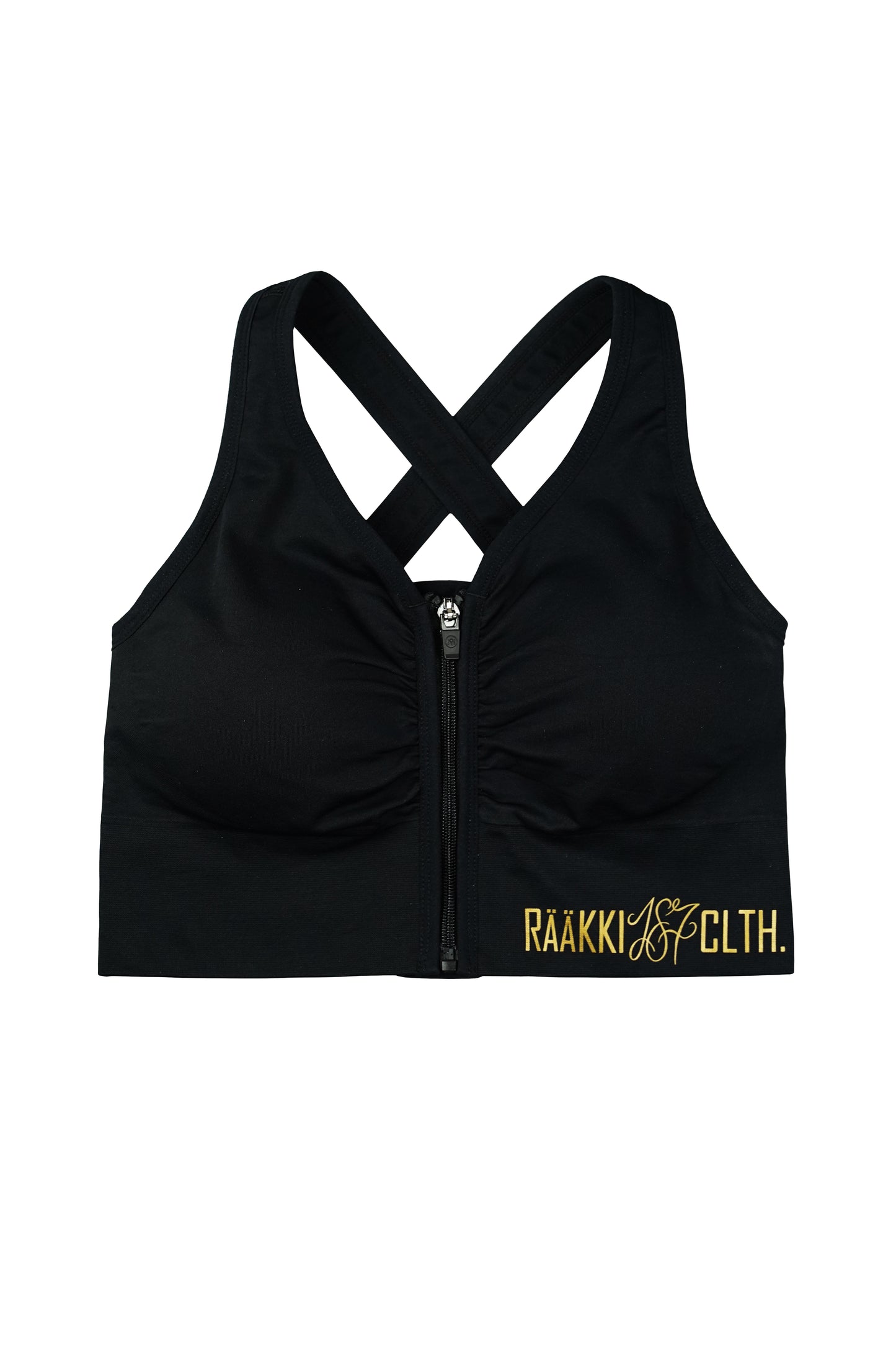 RÄÄKKI Sport Zip Top - Black