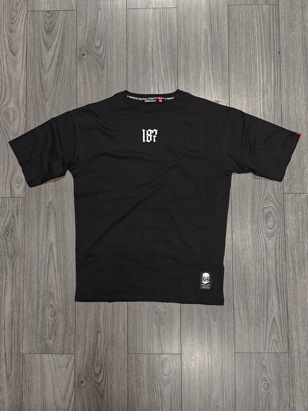 ALWS Oversize T-paita - the 187 st. (musta)