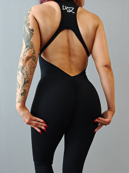 Leonessa Long Jumpsuit - Musta