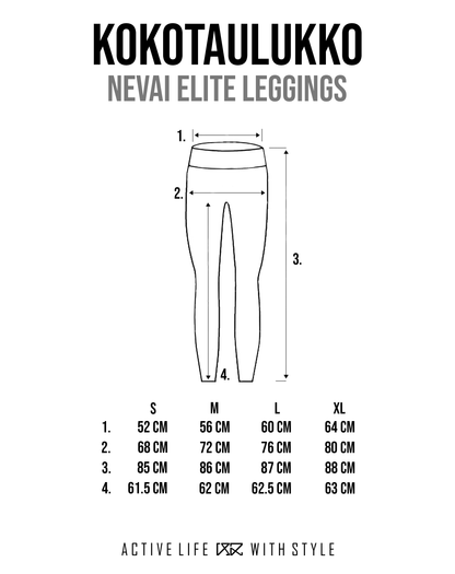 Nevai Elite High Waist Leggings - Olive