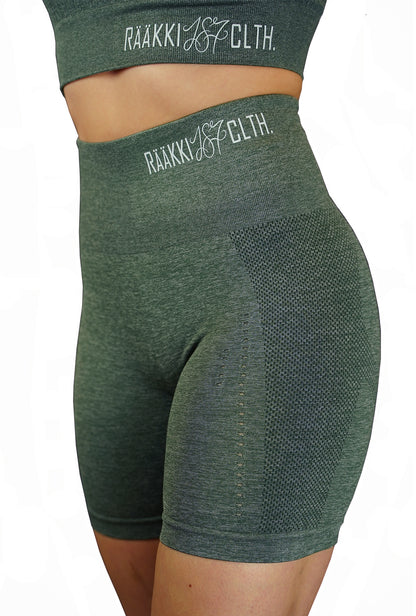 RÄÄKKI Combat Shorts - Army Green