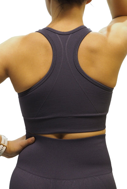 Sport Seamless Training top - Gray Lilac 