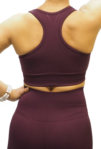 Sport Seamless Training top - Maroon