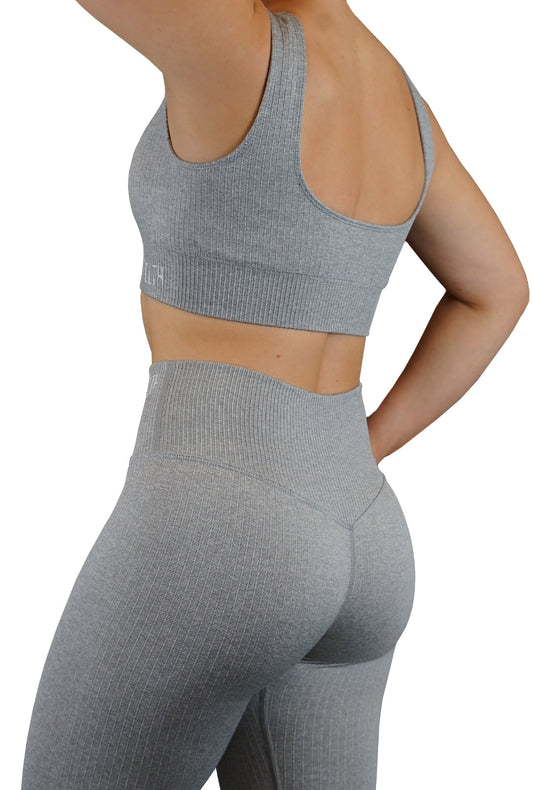RiB Seamless Leggings - Grey