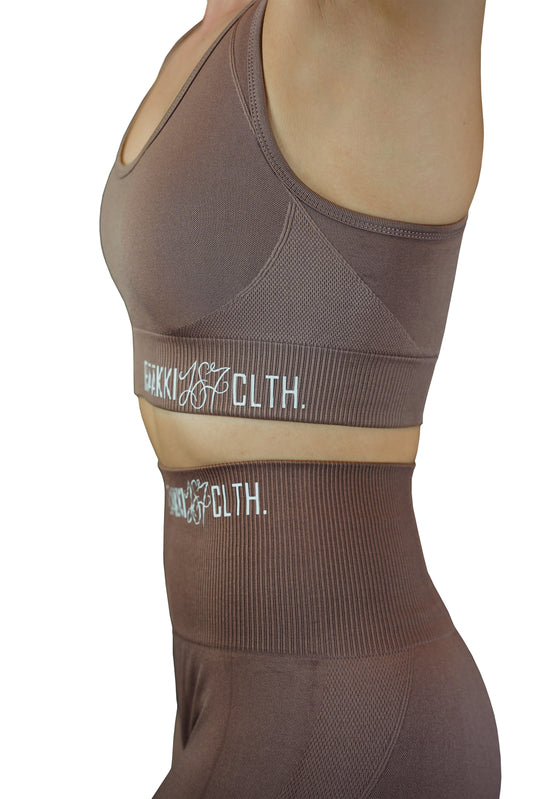 Sport Seamless Training Top - Khaki