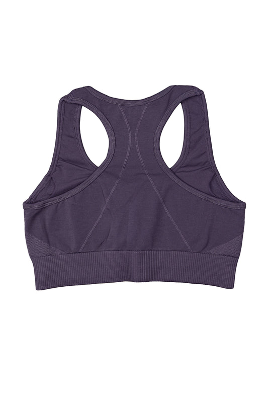 Sport Seamless Training top - Grey Lila