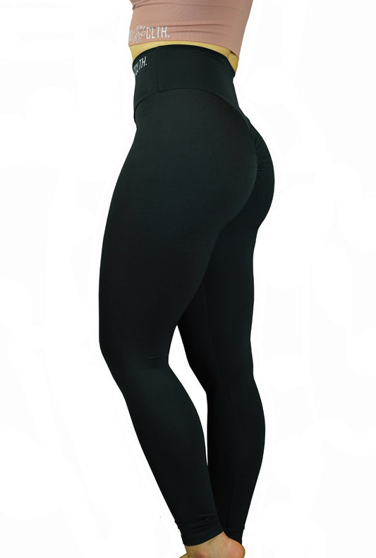 RÄÄKKI Scrunch Leggings - Musta