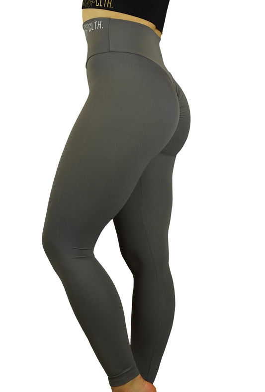 RÄÄKKI Scrunch Leggings - Harmaa