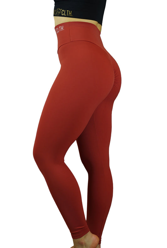 RÄÄKKI Scrunch Leggings - Punainen