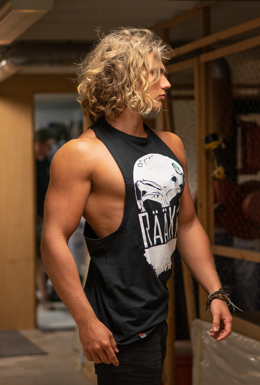 Skull & Helsinki Y-Tank - Black (Men)