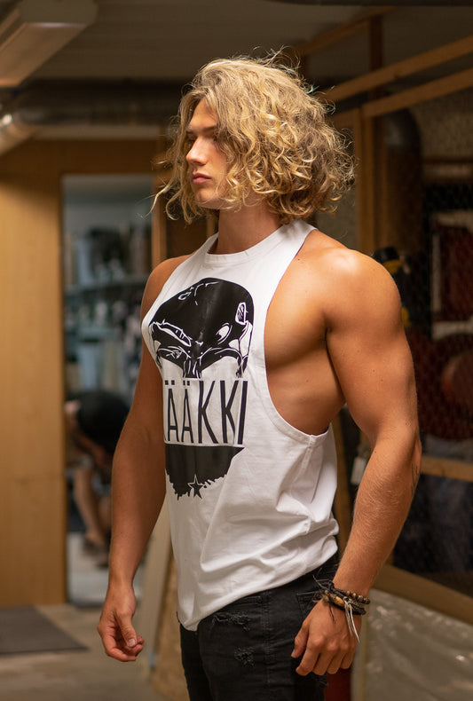 Skull & Helsinki Y-Tank - White (Men)