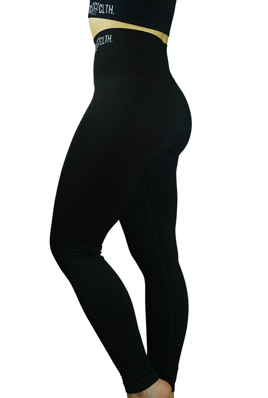 Sport Seamless Leggings - Black