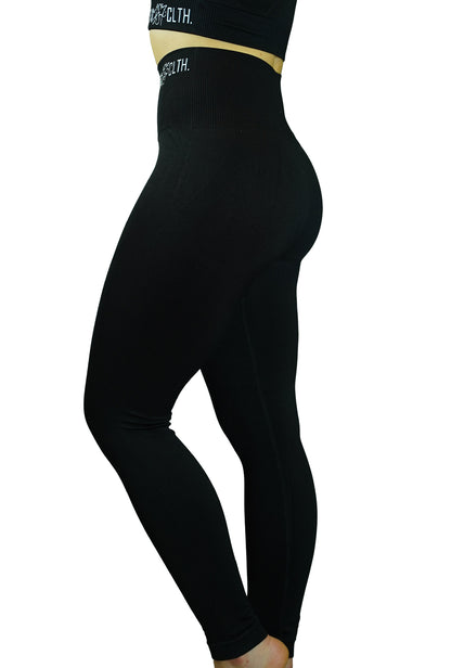 Sport Seamless Leggings - Black 