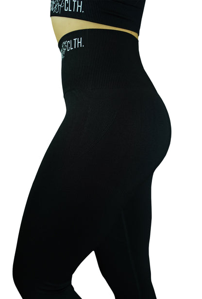 Sport Seamless Leggings - Black 