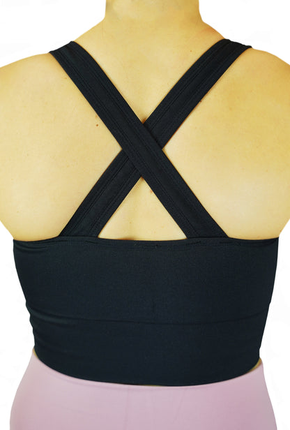 RÄÄKKI Sport Zip Top - Black